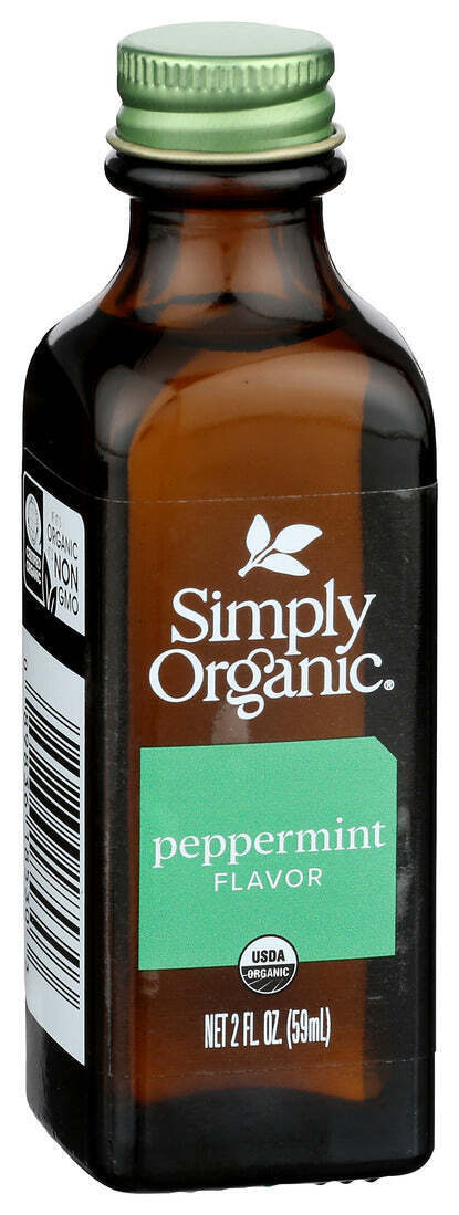Simply Organic  Organic Peppermint Flavor   2 Fl Oz