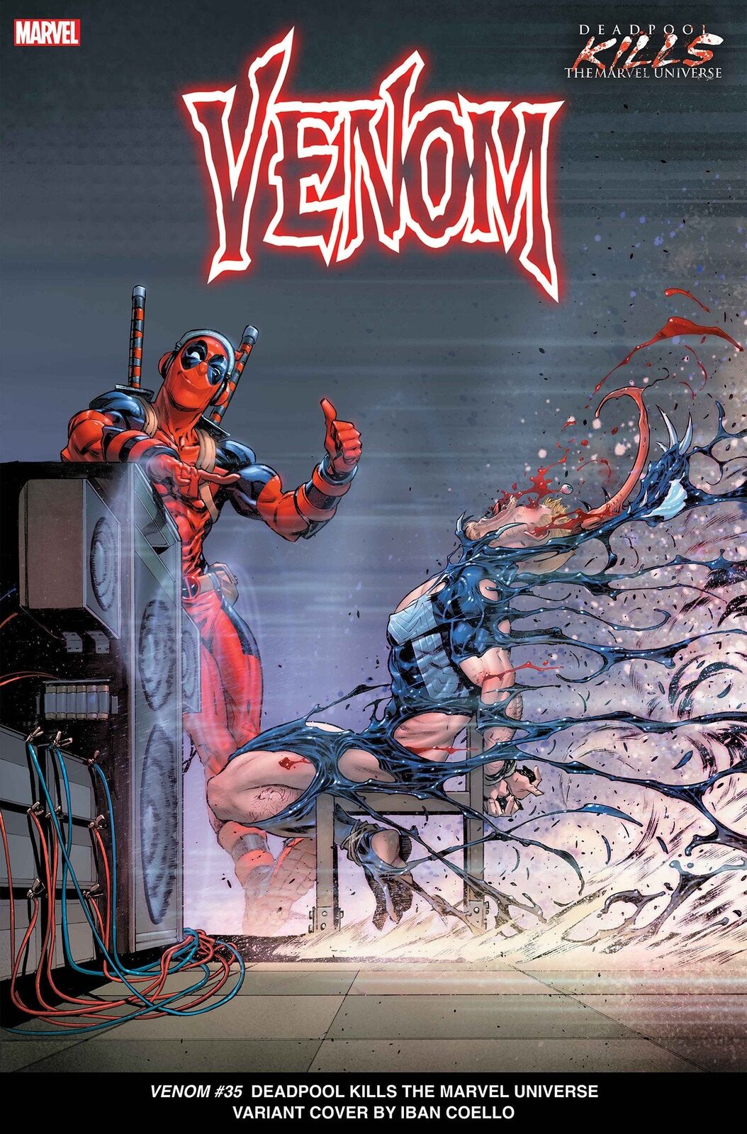 Venom #35 Iban Coello Deadpool Kills The Marvel Universe Variant