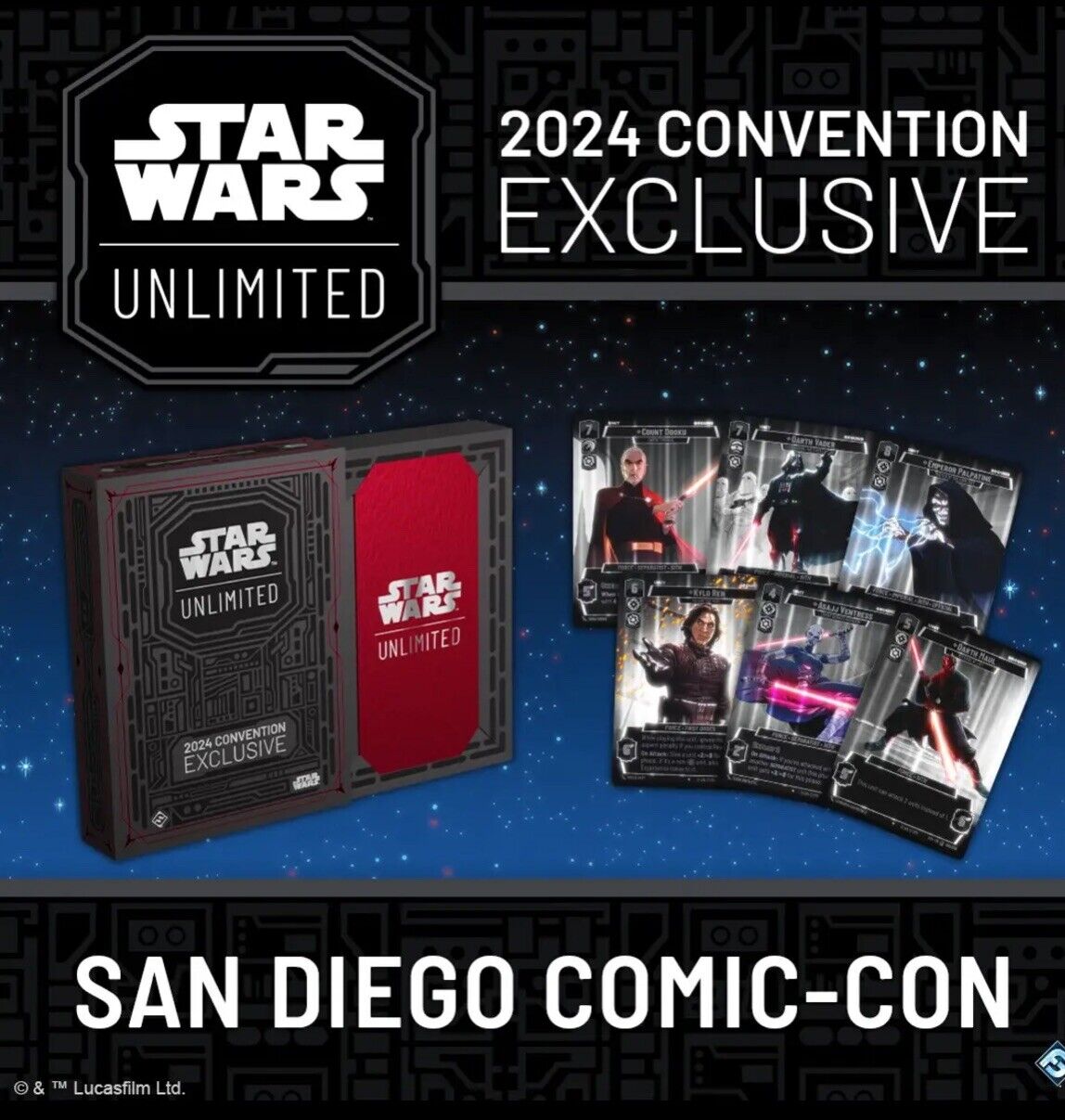 STAR WARS UNLIMITED SDCC 2024 Convention Exclusive LE