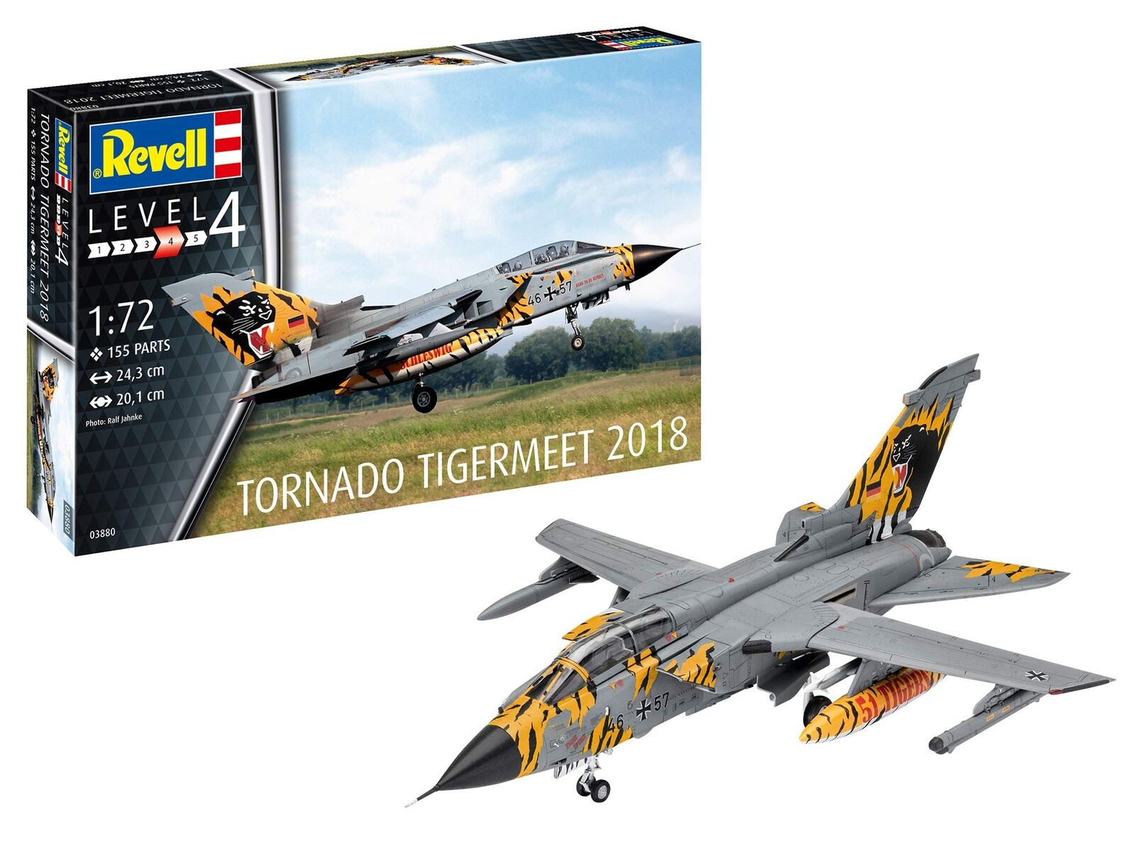 German Revell 1/72 Luftwaffe Tornado ECR Tiger Meet 2018 Plastic Model 03880