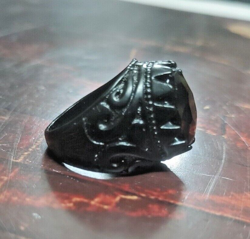 MOST POWER QUEEN SUCCUBUS Black Stone RING Aghori Wish Granted