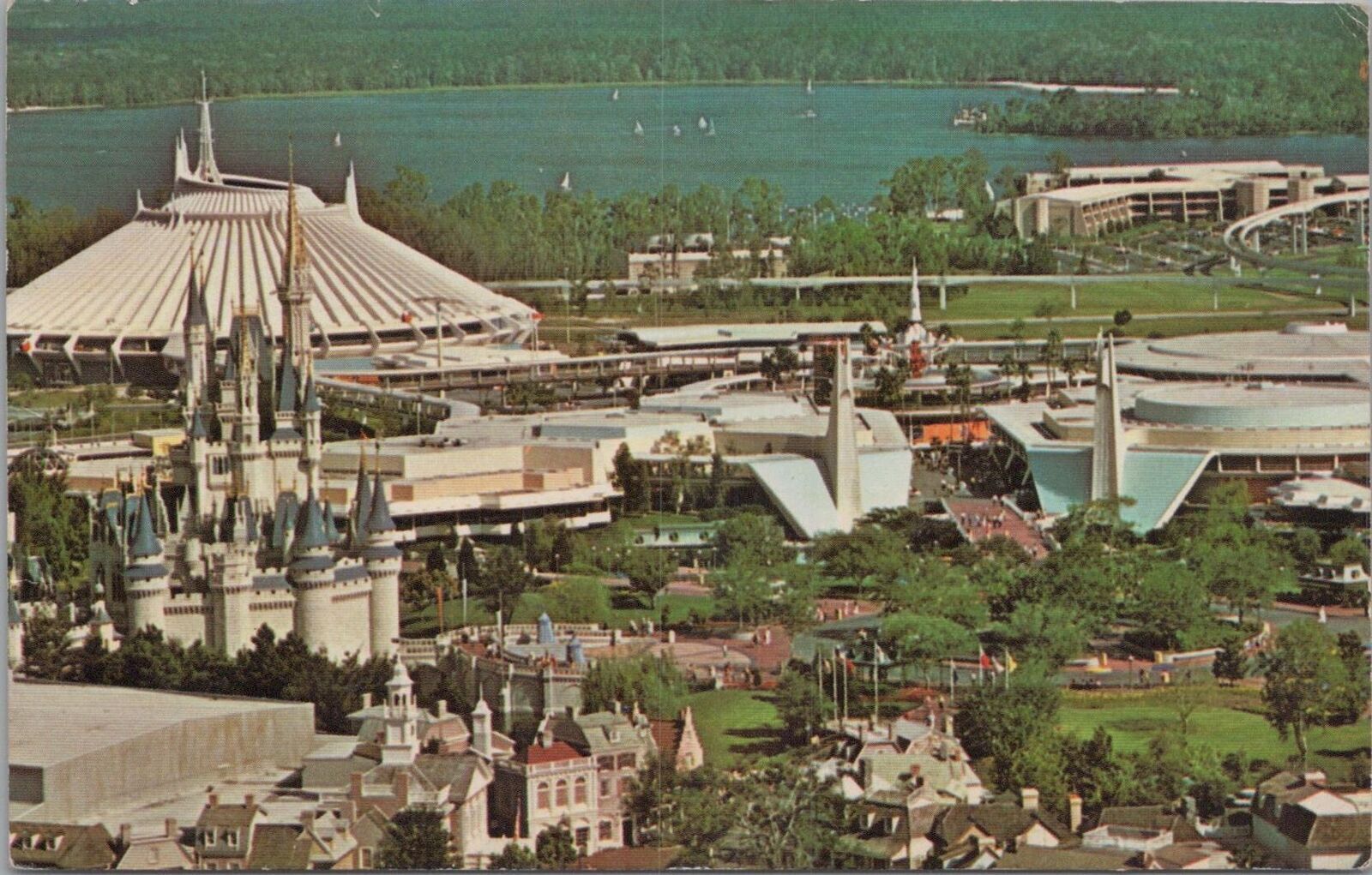 Vintage Postcard Walt Disney World Magic Kingdom 