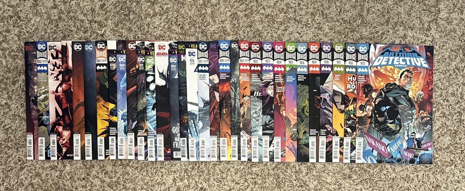 Detective Comics #1001-1026 & 1029-1033 * lot of 31 * Batman set Tomasi 2019