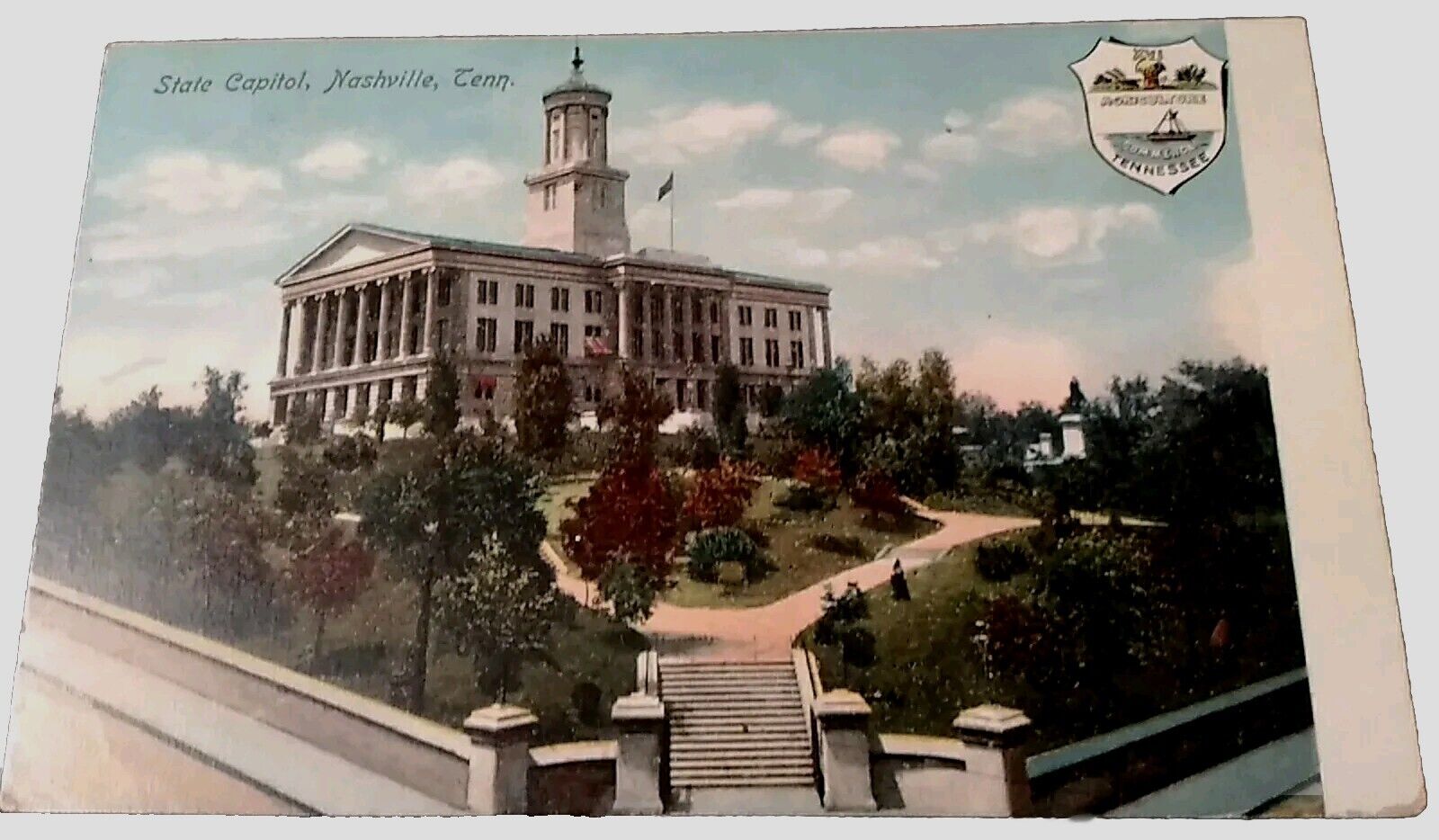 Nashville,TN Tennessee State Capitol, Illustrated Postal, circa 1910