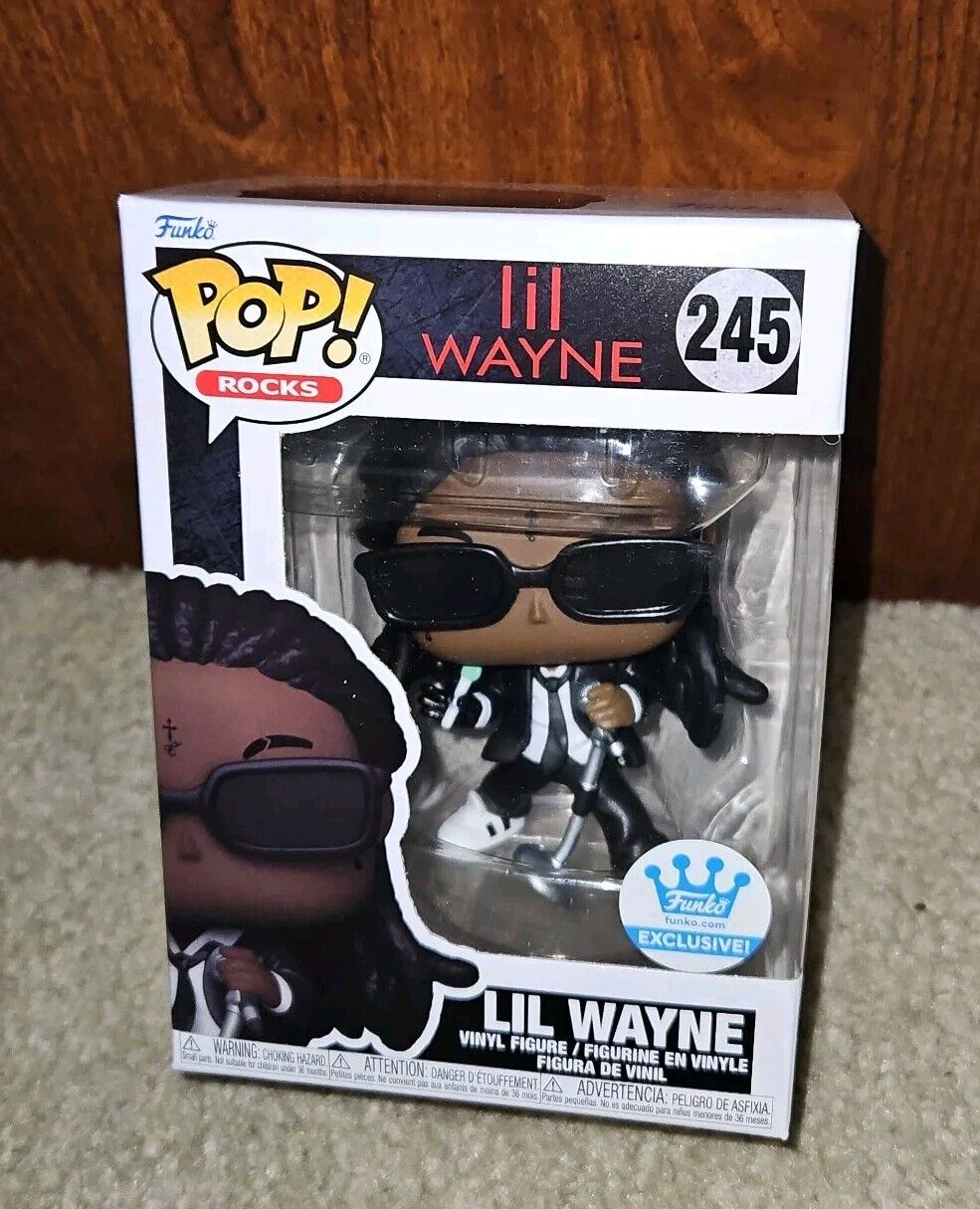 NEW Pop Rocks Lil Wayne Figure Funko Exclusive - Lil Wayne with Lollipop #245