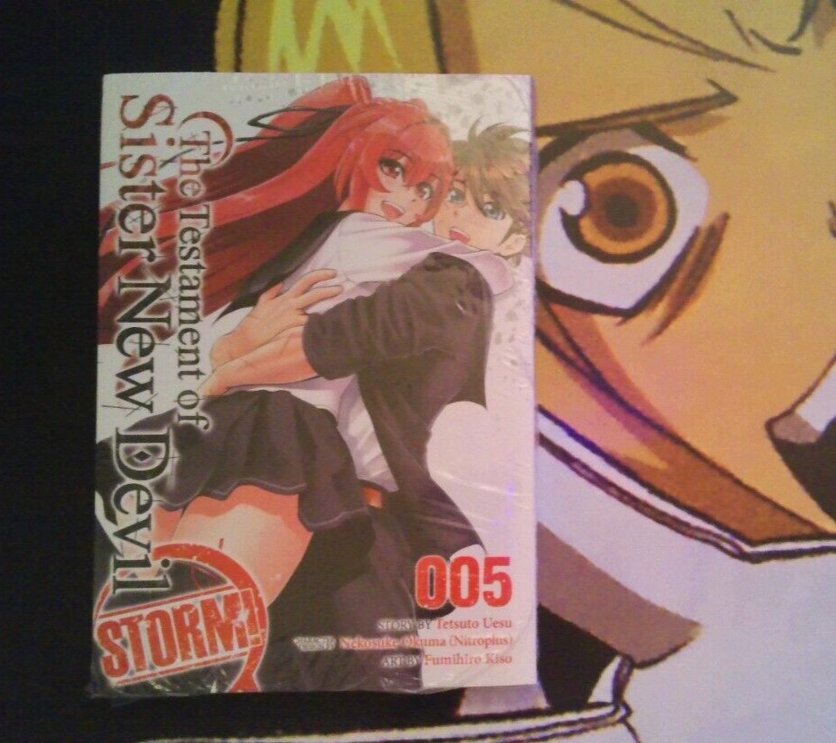 The Testament of Sister New Devil Storm manga vol 5 English New condition Sealed
