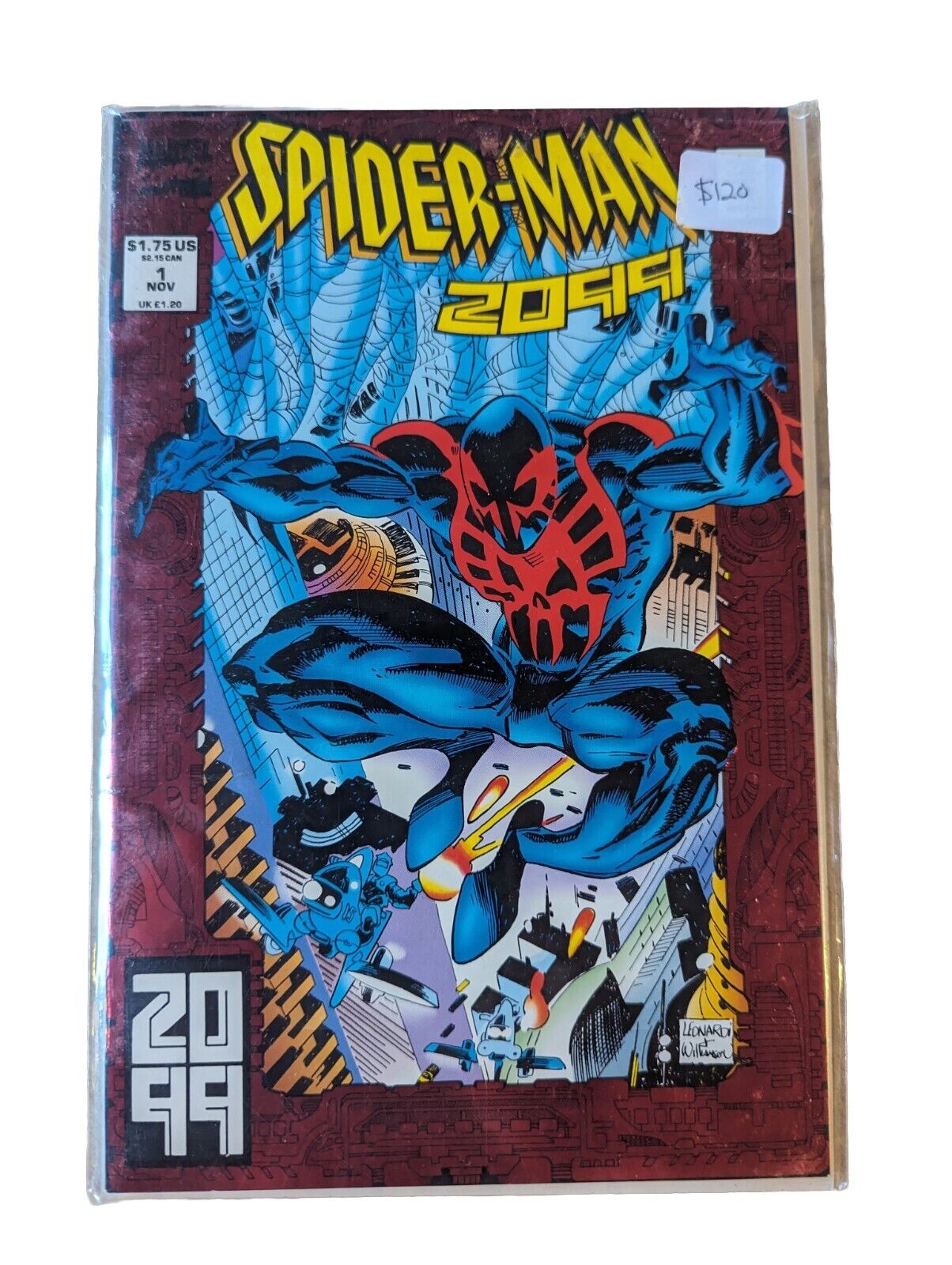 Spider-Man 2099 #1 NM Red Foil Cover 1st Solo Miguel O\'Hara Marvel 1992