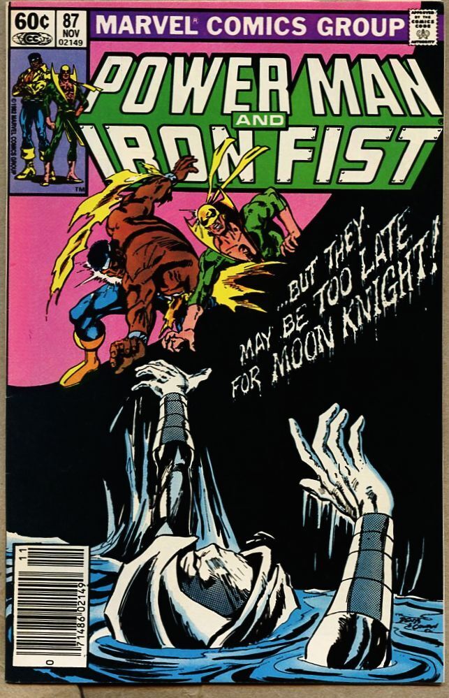Power Man And Iron Fist #87-1982 vf 8.0 Moon Knight Denys Cowan