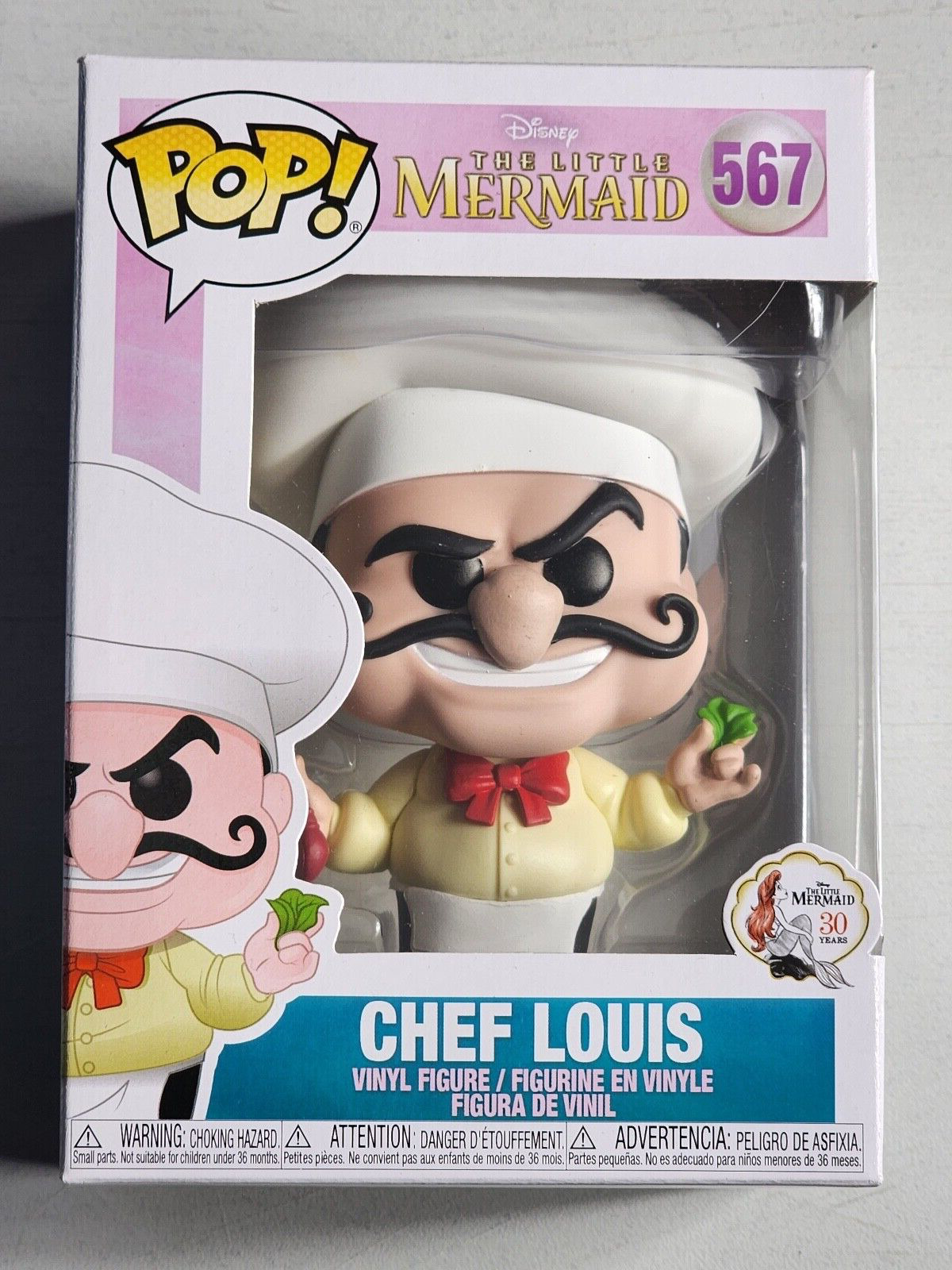 Chef Louis The Little Mermaid 567 Disney Funko Pop Vinyl