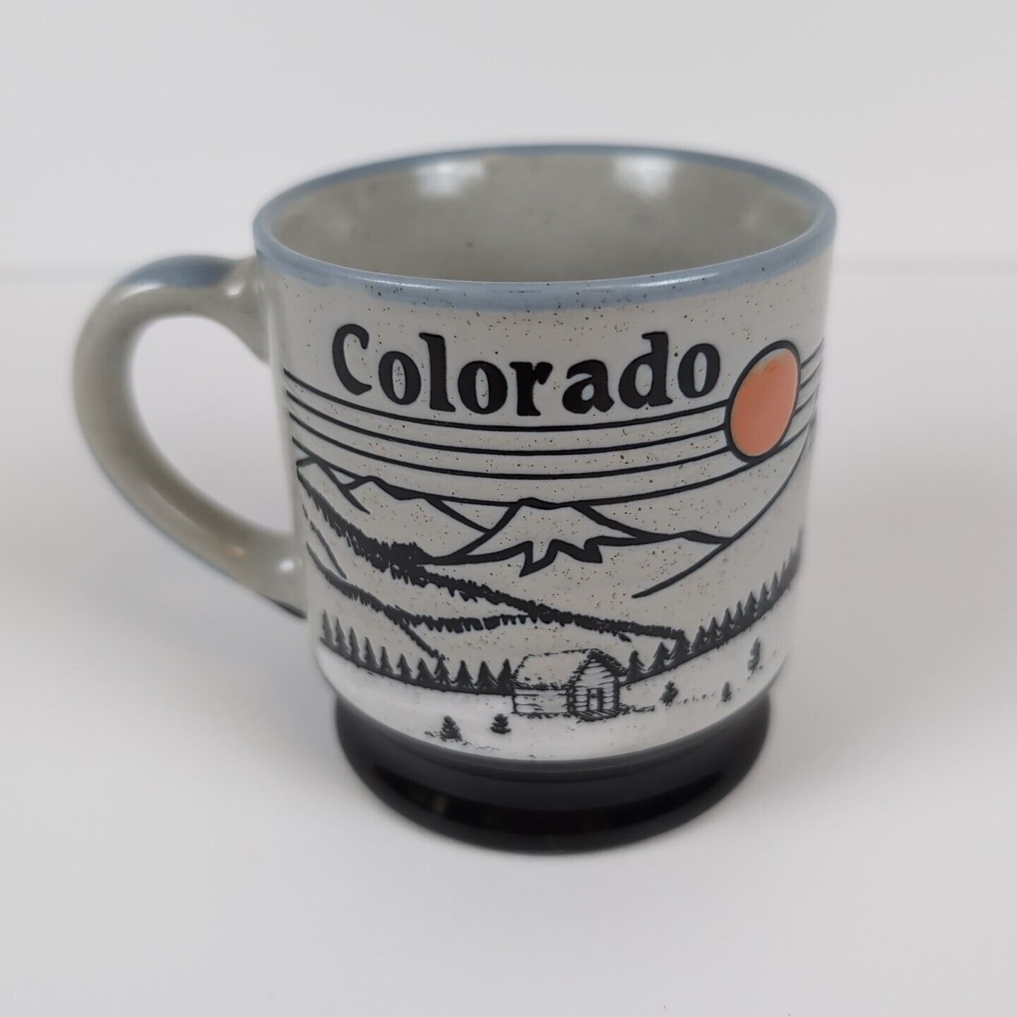 Vintage Colorado Stoneware Coffee Mug Travel Souvenir￼