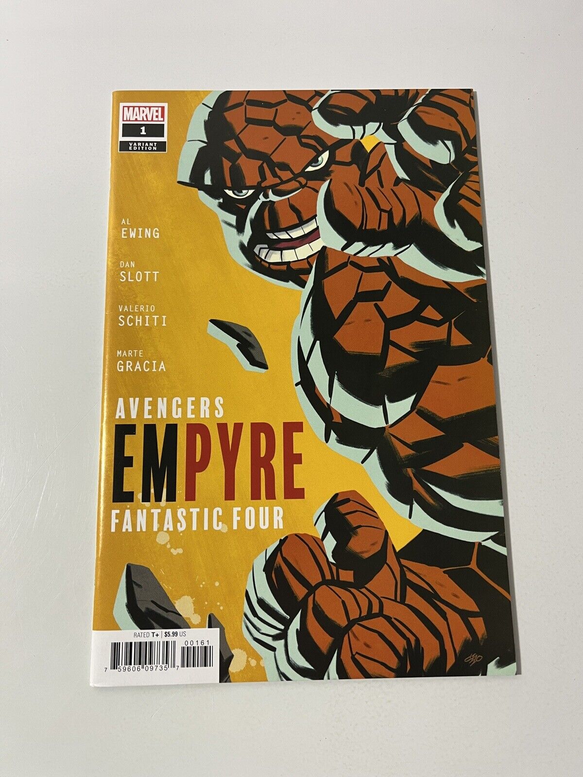 Avengers Fantastic Four: Empyre #1 Cho Variant Thing Cover Marvel Comics 2020