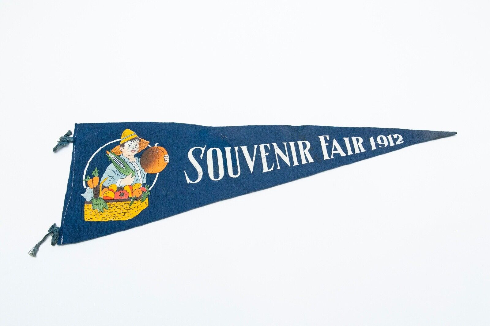 Vintage 1912 Souvenir of the Fair Souvenir Felt Pennant 23.5