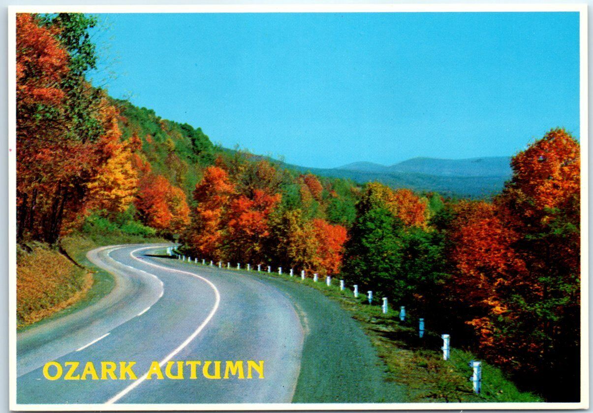 Postcard - Gorgeous Fall Scene in the Ozarks