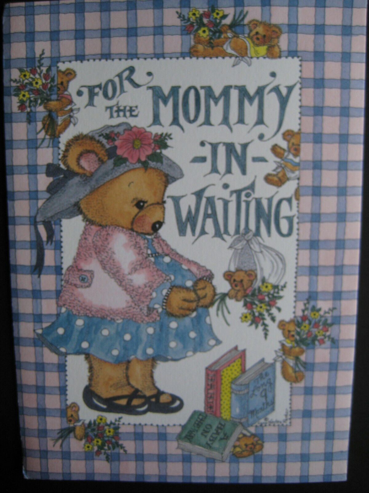 UNUSED 1990s vintage greeting card MOTHER\'S DAY For The Mommy In Waiting