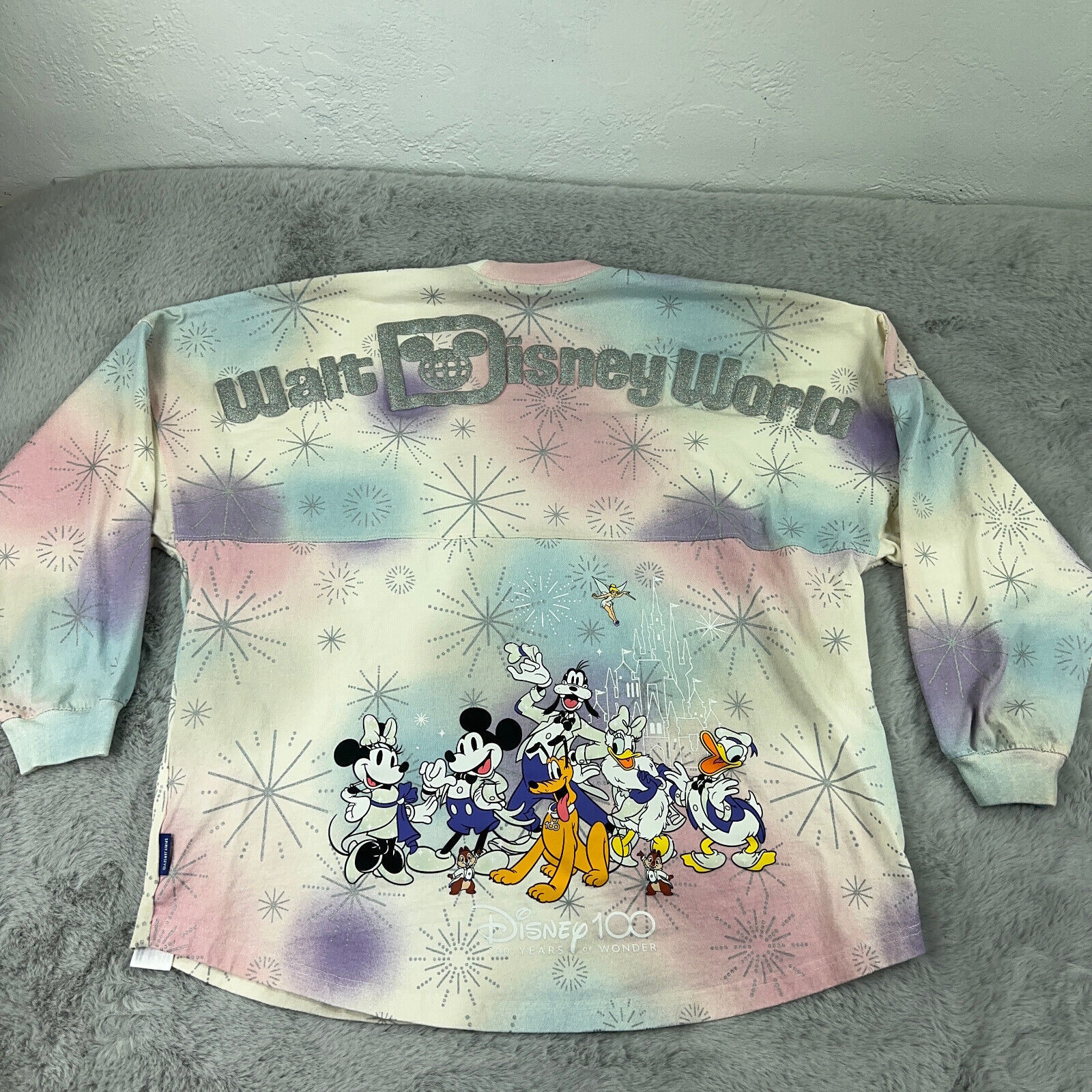Disney Spirit Jersey Size Large 100 Disneyland Mickey Minnie Goofy Donald Daisy