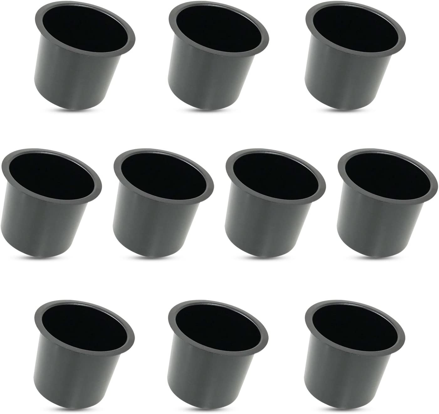 Yuanhe Lot of 10 Aluminum Jumbo Drink Cup Holders, Poker Table Drink Holder, Boa