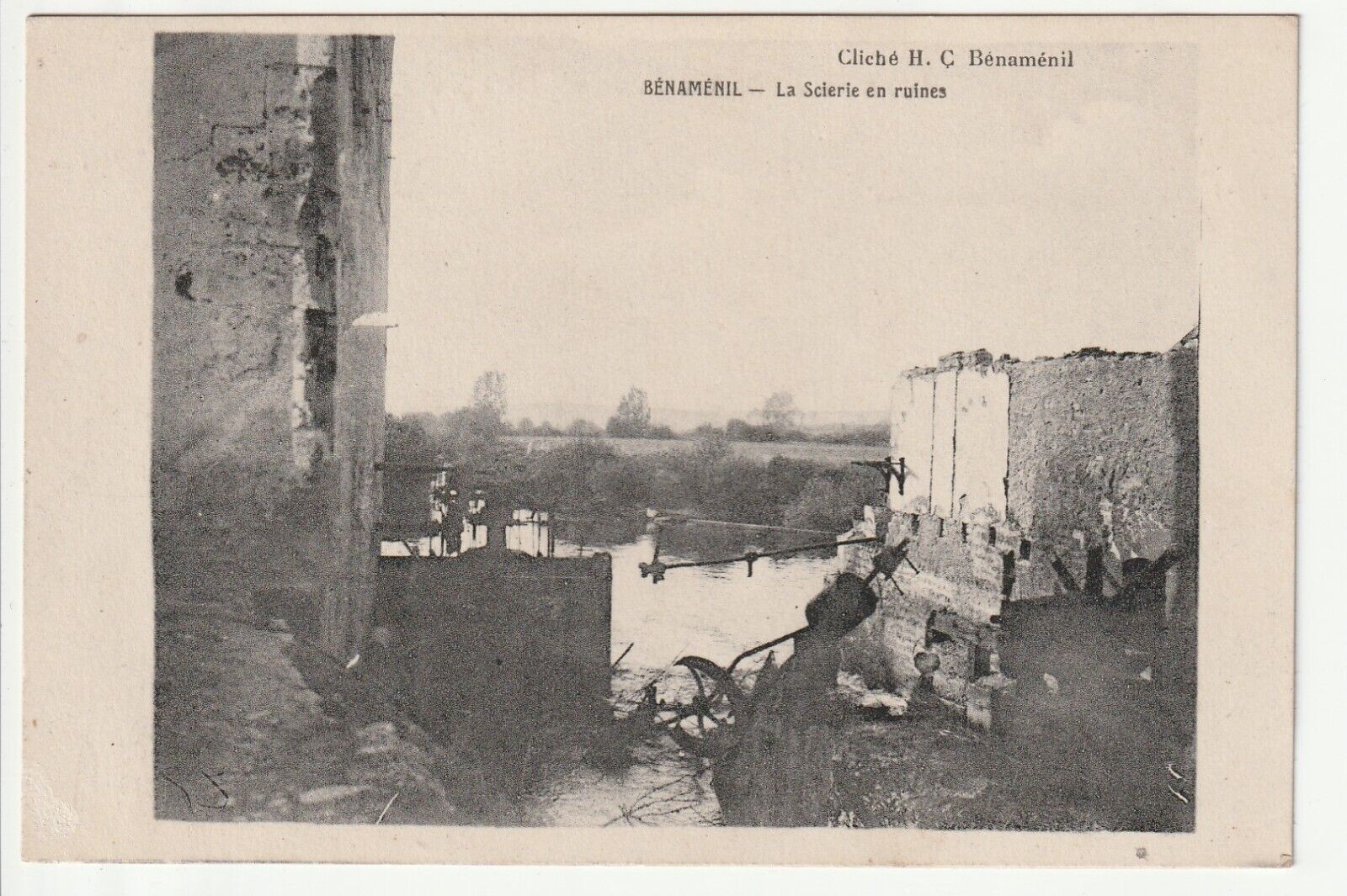 BENAMENIL - Meurthe & Moselle - CPA 54 - the sawmill in ruins
