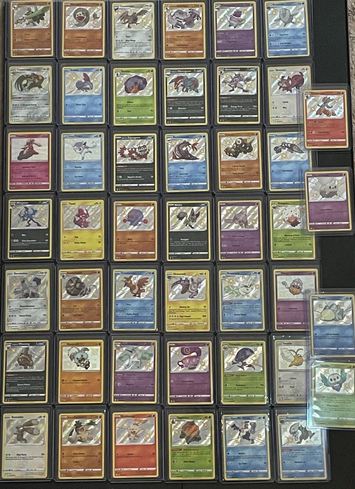 62 Pokemon Card Baby/Full Art Shiny Lot (46 Baby Shiny, 16 Full Art Shiny)