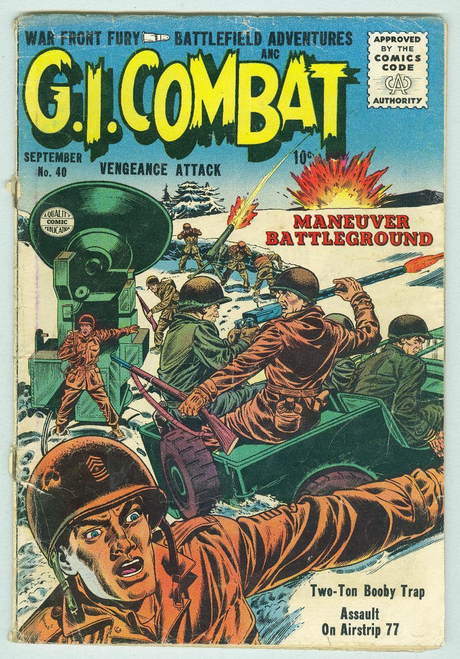 G.I. Combat #40 September 1956 G Maneuver Battleground