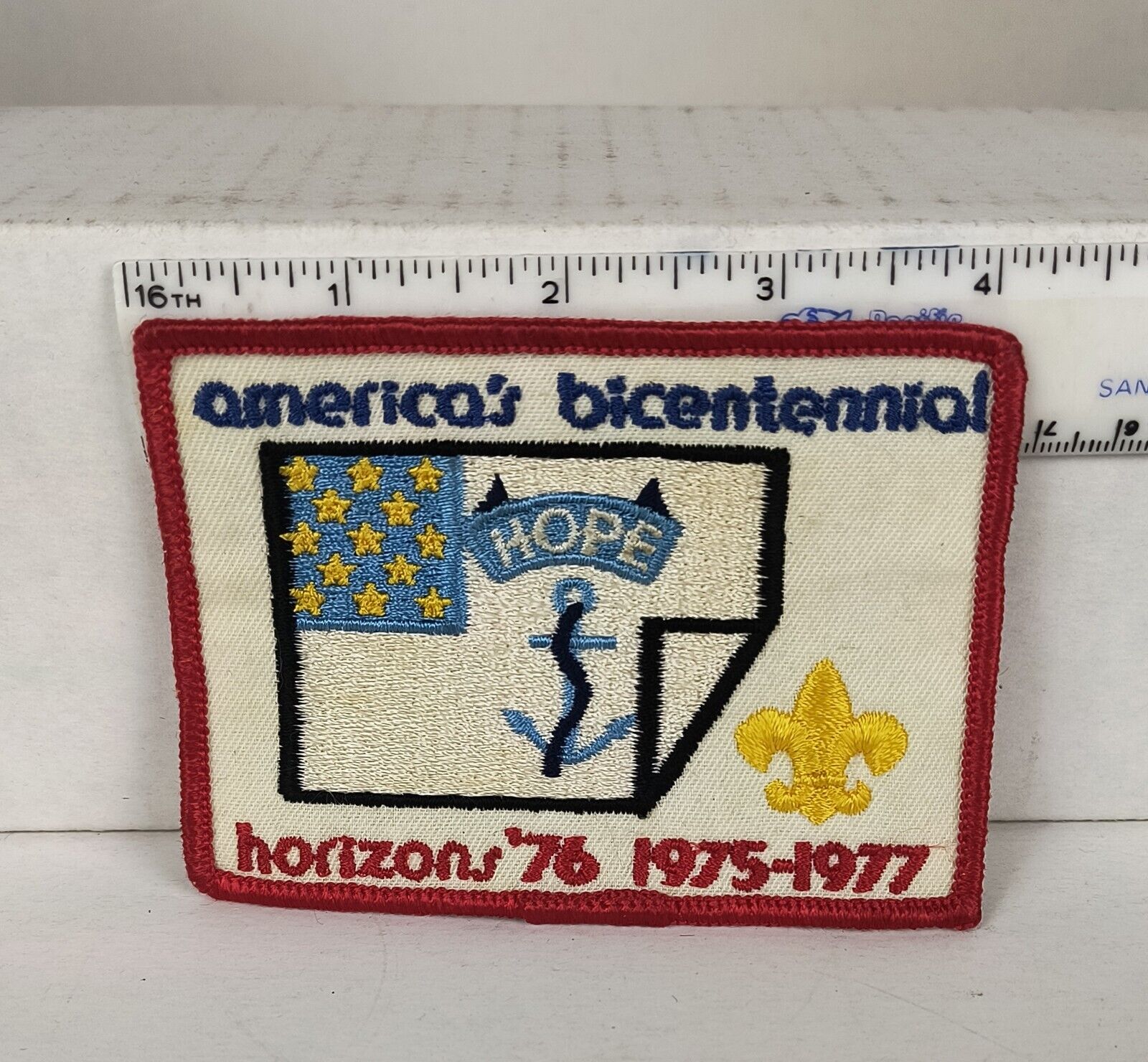 BSA USA Bicentennial Horizons \'76 1975-77 Patch. 