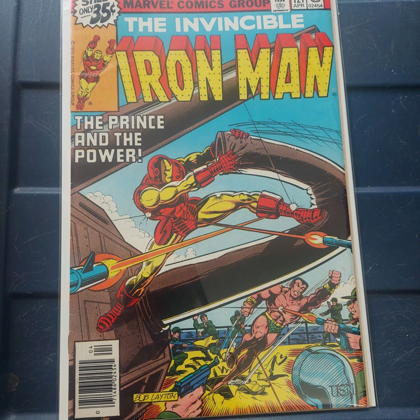 Iron Man #121 Marvel Comics Bob Layton 1979 NAMOR 2nd Demon in a Bottle FN+