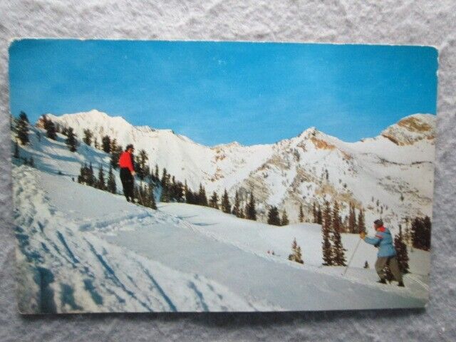 Vintage Wasatch Mountains, Alta, Utah Postcard