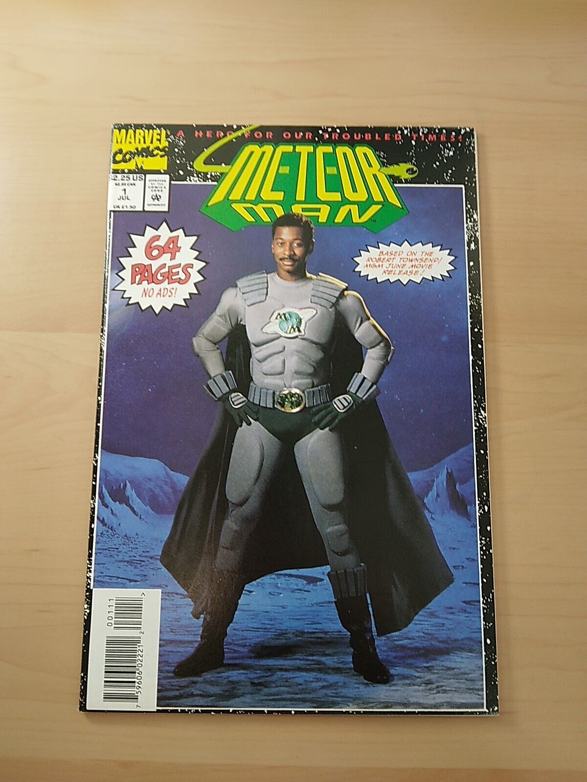 METEOR MAN #1 (MARVEL 1993) ROBERT TOWNSEND PHOTO COVER - NEWSSTAND F/VF