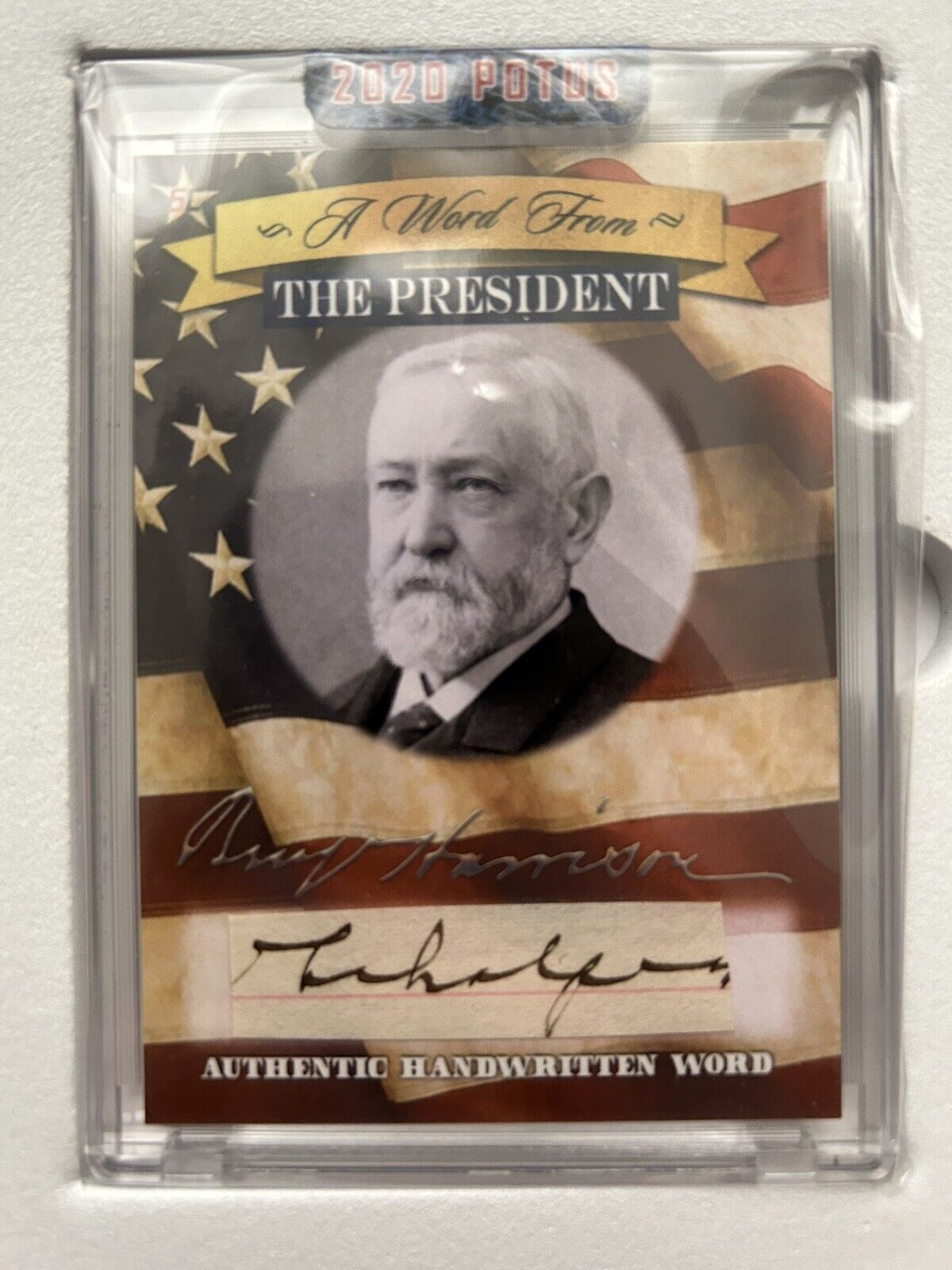 2020 potus a word from the president Benjamin Harrison With Box