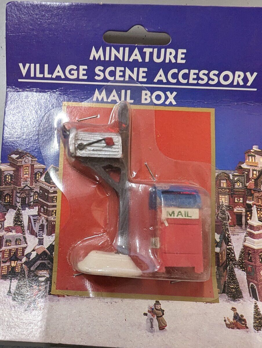 Lemax 418657 HO Miniature Village Scene Accessory Mail Box