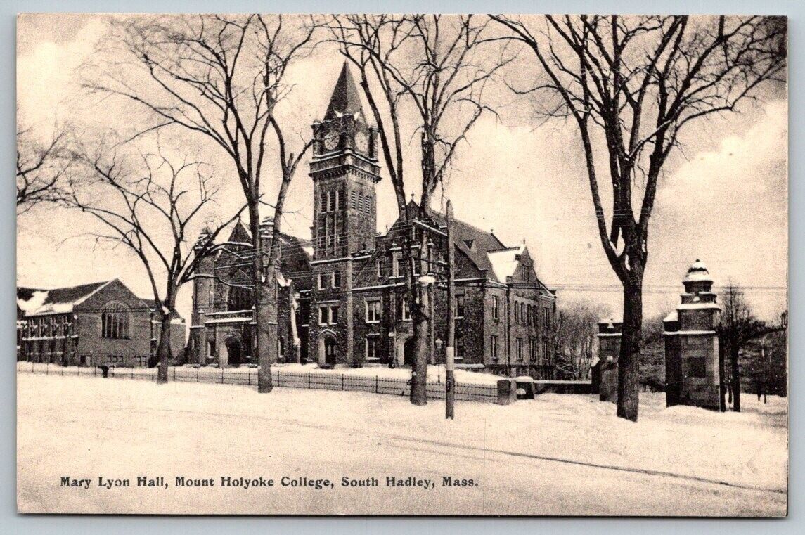 South Hadley  Massachusetts  Mount Holyoke College  Postcard