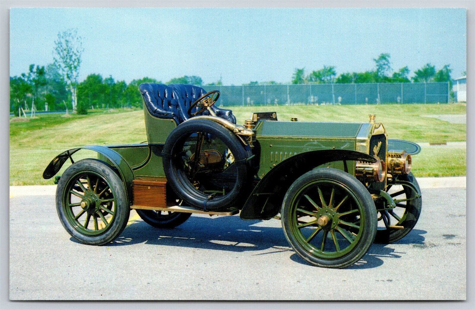 Postcard 1904 Peerless Green Dragon Roadster Model 12 auto B36