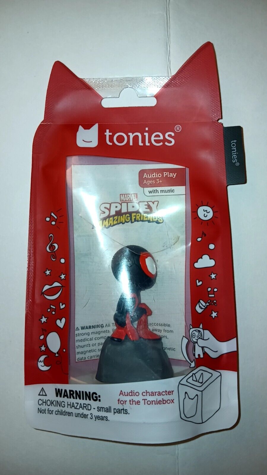Tonies Marvel: Miles Morales Audio Play Figurine Character (Ripped Packaging)