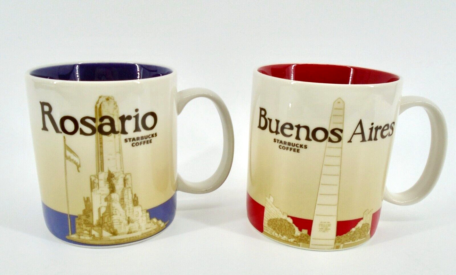 Starbucks Coffee Mug Rosario Buenos Aires Set Global City Icon Series 16 oz