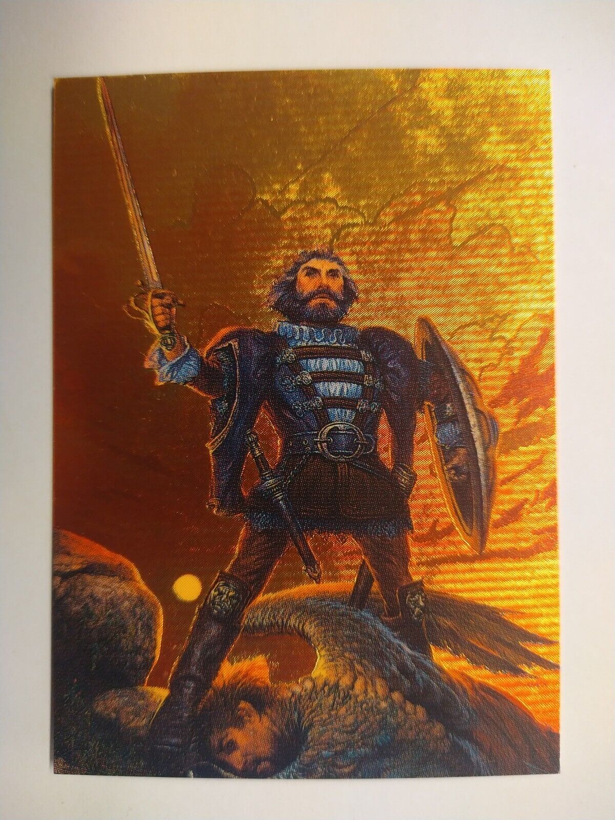 DARRELL K. SWEET Metallic Storm Chase Card MS4 The Warlord NEW UNCIRCULATED