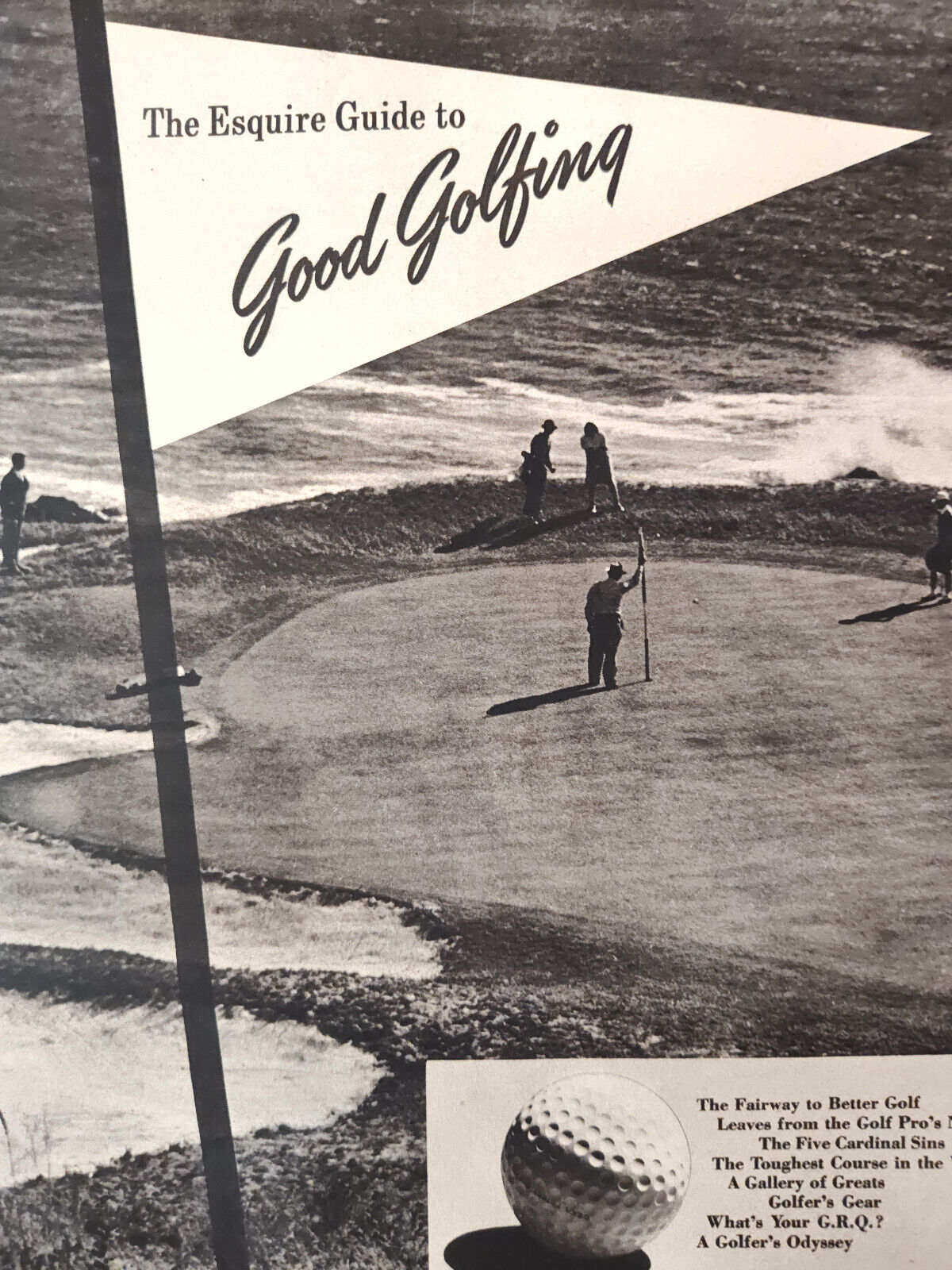 1949 Original Esquire Special Section Guide to GOOD GOLFING