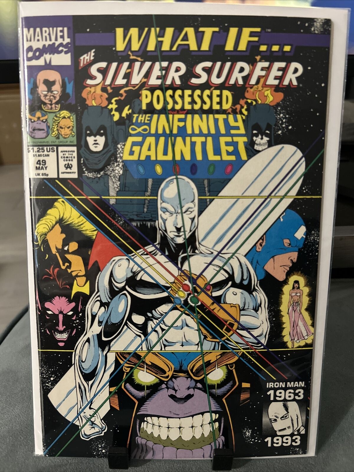 What If? #49 1993 Silver Surfer Infinity Gauntlet Key