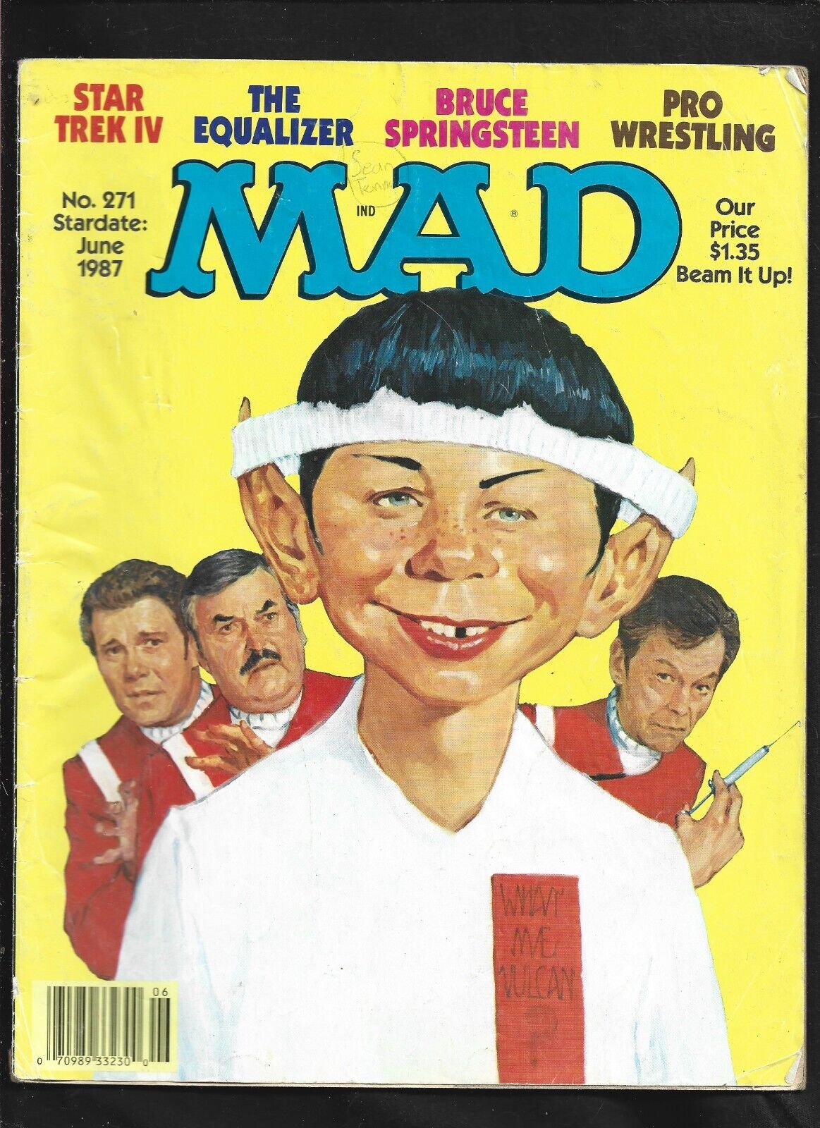 MAD MAGAZINE #271 POOR  1987 EC (FREE SHIPPING ON $15 ORDER)