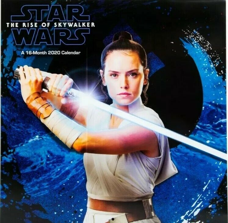 2020 STAR WARS The Rise of Skywalker  16-month Wall Calendar REY Cover New 12x12
