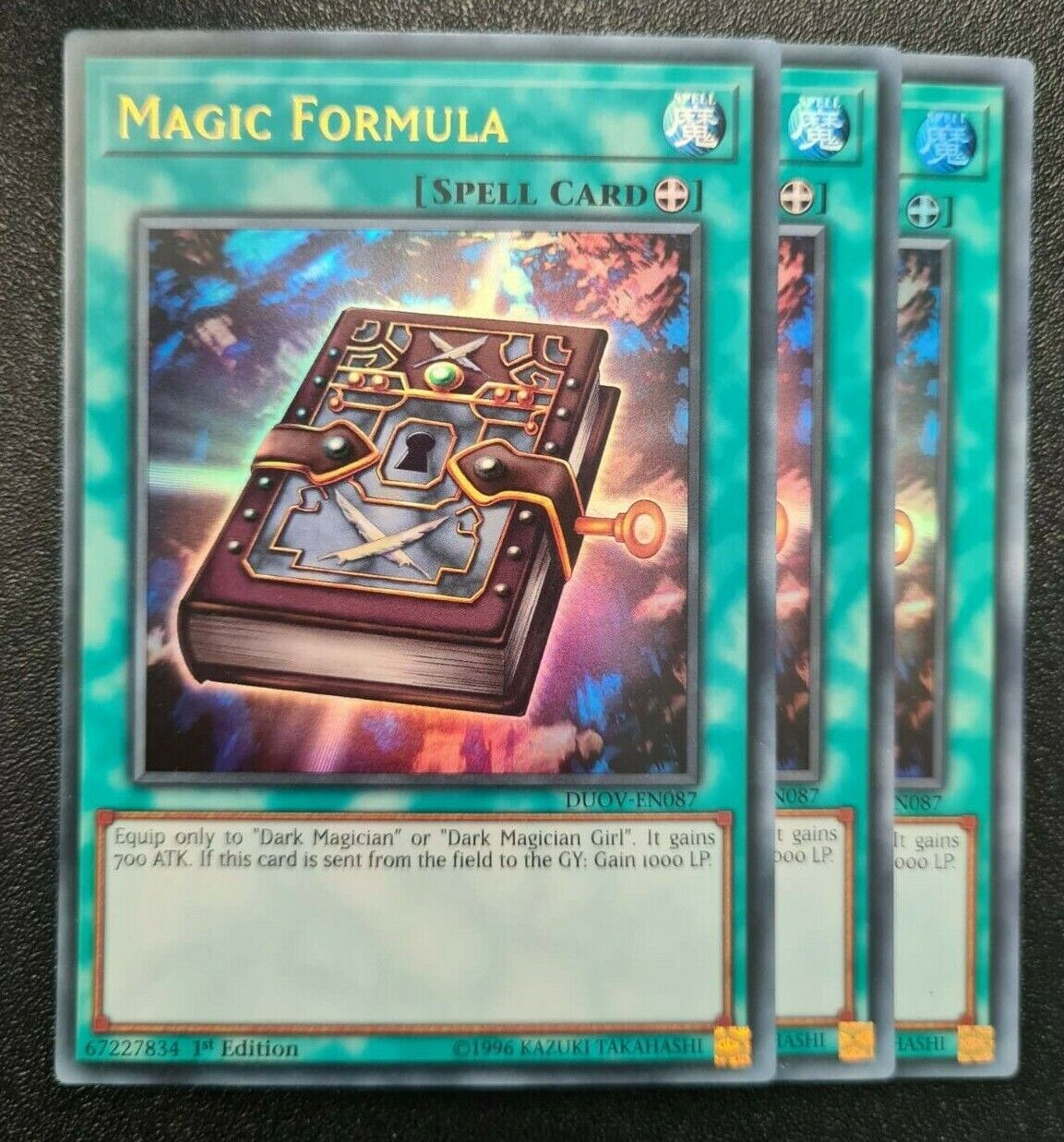 Magic Formula x3 Yu-Gi-Oh DUOV-EN087 1st Ultra Rare PLAYSET