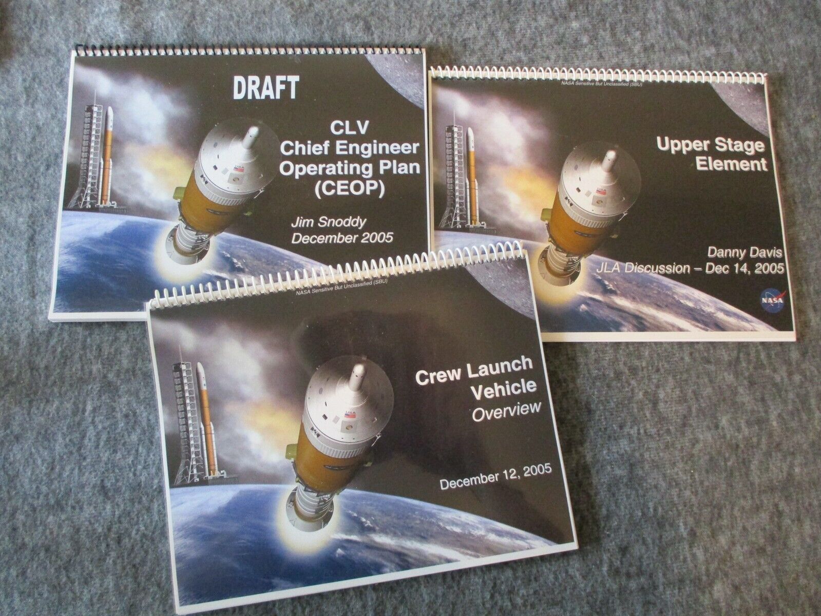 2005 NASA MSFC SPACE SHUTTLE CREW LAUNCH VEHICLE OP PLAN DRAFT+ORIG PRESENTATION