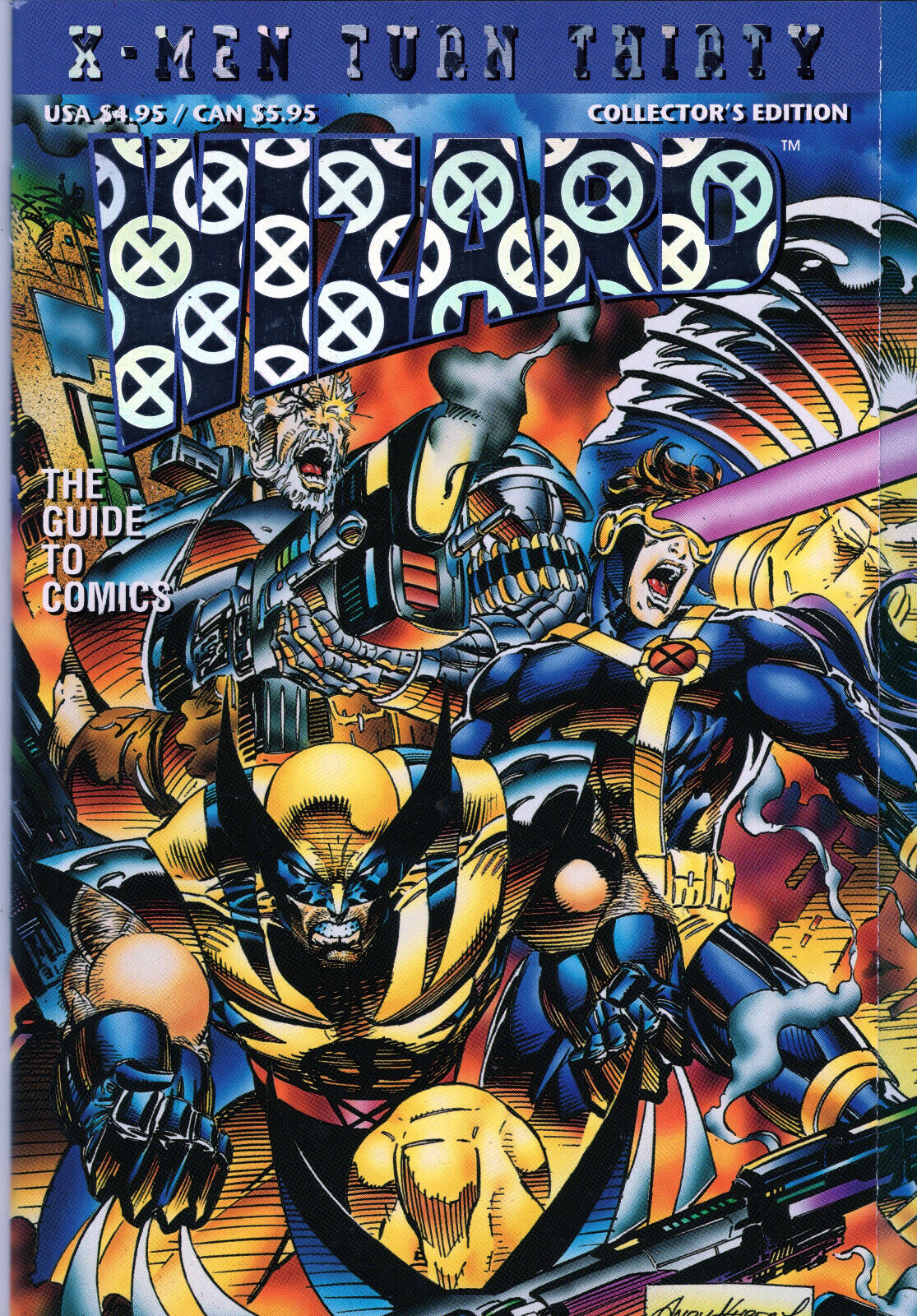 WIZARD Magazine, August 1993 - X-Men 30th Anniversary Collector\'s Edition NM/MT