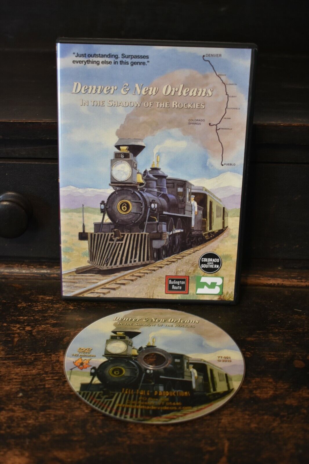 Denver & New Orleans Railroad: In the Shadow of the Rockies Colorado rail DVD