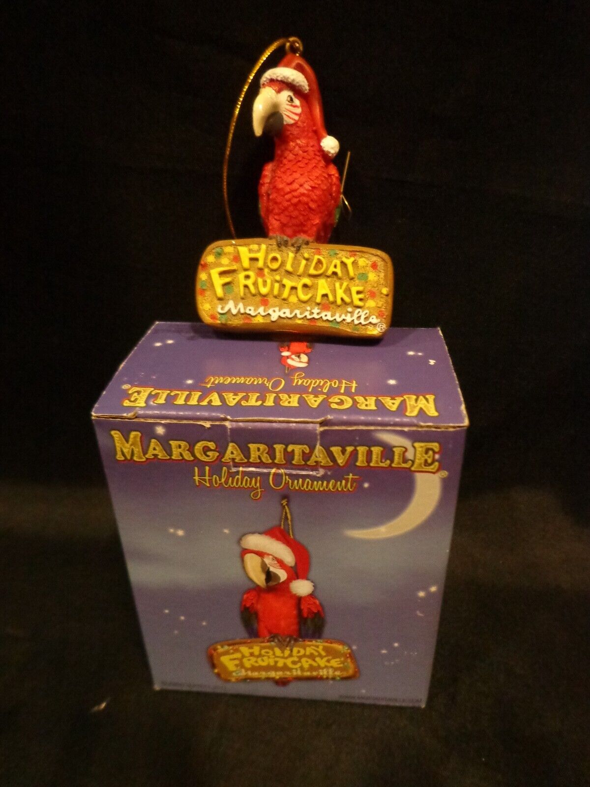 Margaritaville Jimmy Buffett Holiday Christmas Ornament Holiday Fruitcake Boxed