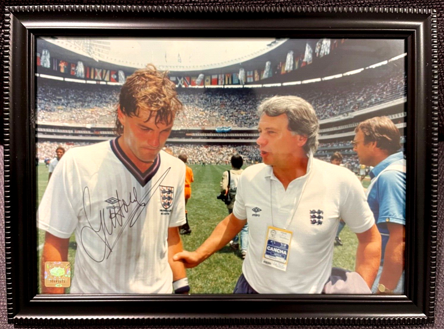 Glenn Hoddle - Former England Manager Guaranteed Hand Signed Photo 12' x9' & COA