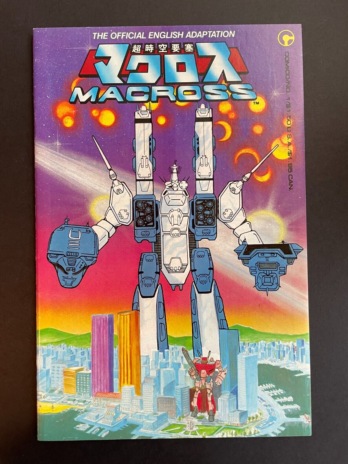 Macross #1 9.2-9.4 NM 1984 - Comico - 1st Robotech Early Manga App
