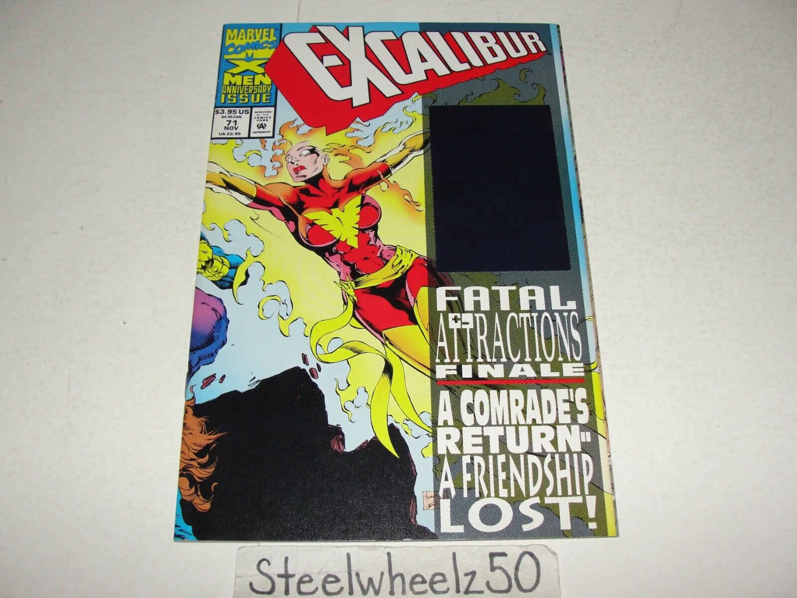 Excalibur #71 Direct Comic Marvel 1993 Fatal Attractions Nightcrawler Colossus