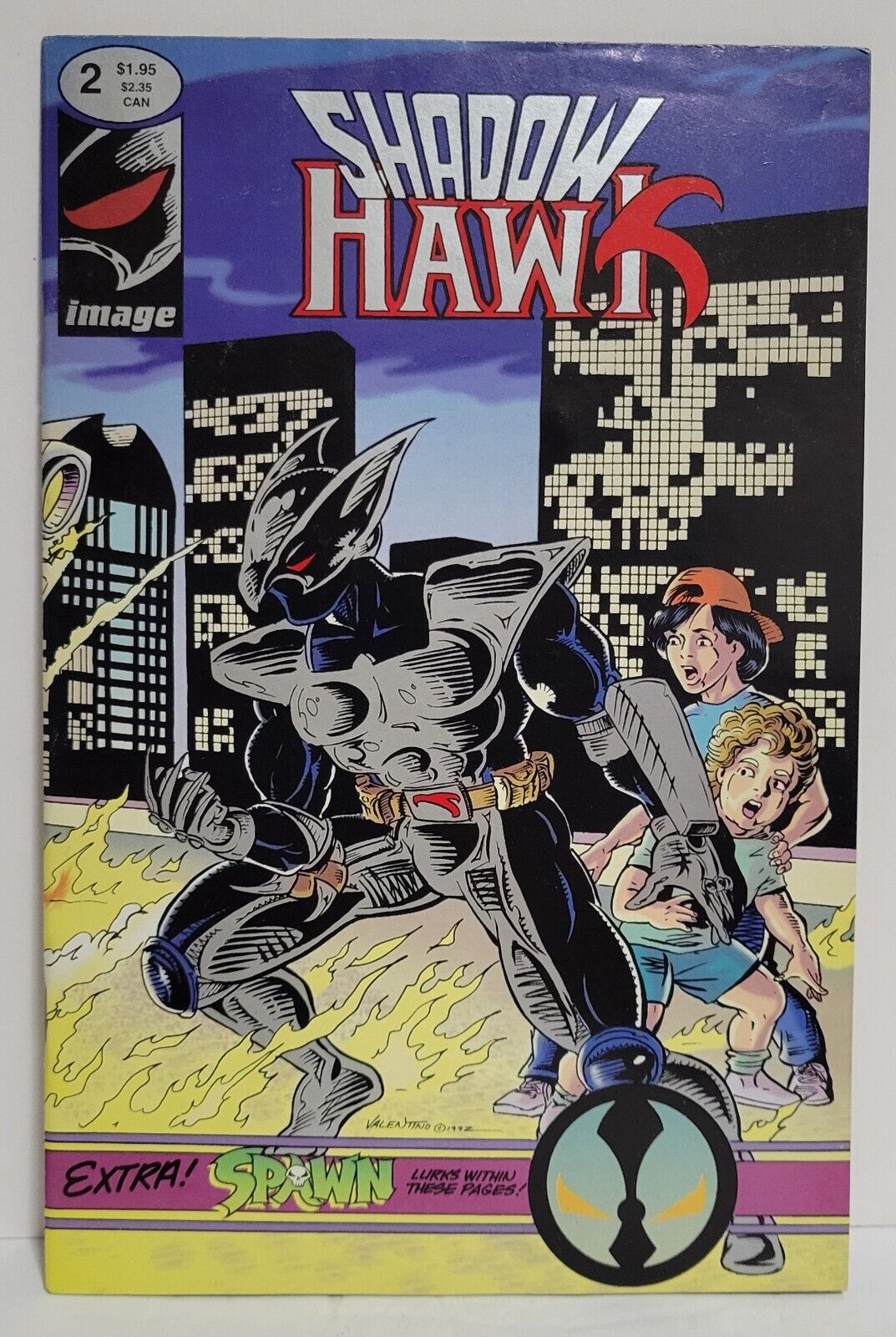 1992 SHADOWHAWK #2 Image Comics Comic Book 