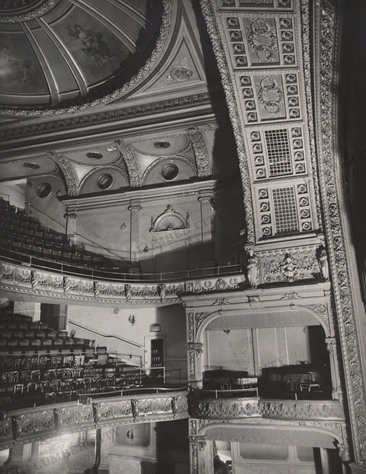 1938 Fifth Avenue Theater interior, showing orche NY New York 8.5