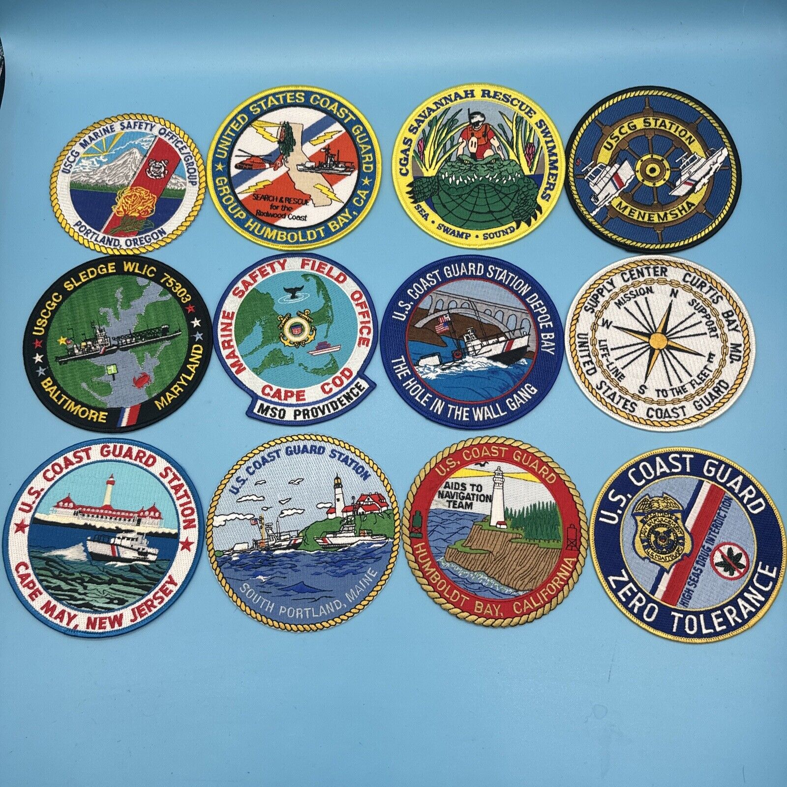 United States Coast Guard Patches New