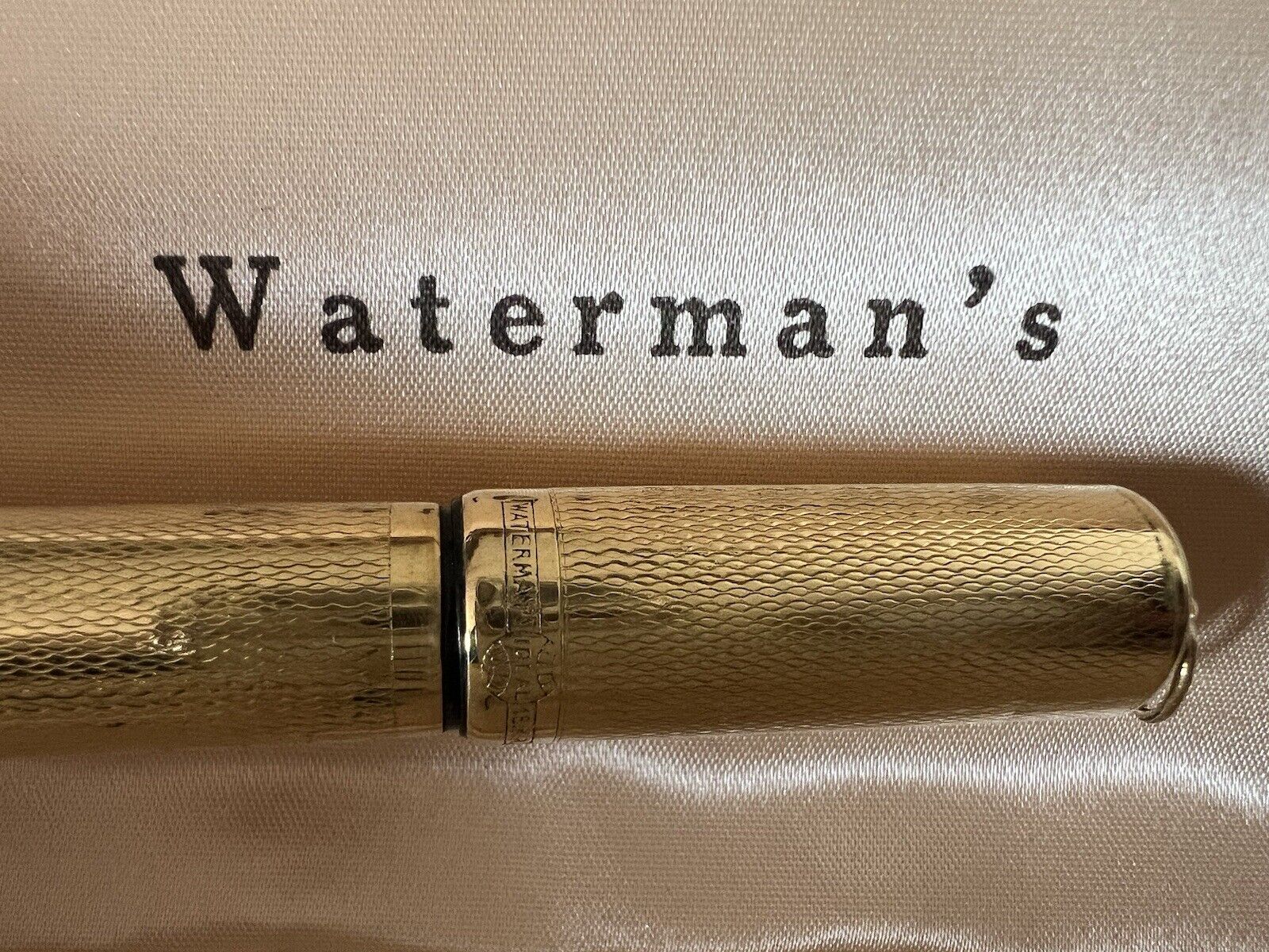 WATERMAN'S Pen Fountain Pen Ideal 42 Jewel Man Retractable Antique Marking